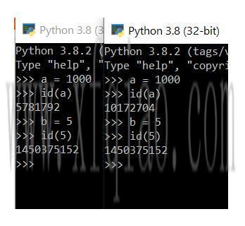 Python中“= =”和“是”的区别 Python中的运算符