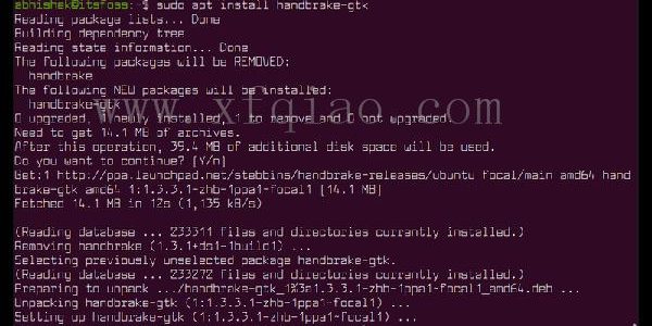在Ubuntu上安装最新版本的手刹 此快速教程介绍了如何使用在基于Ubuntu的发行版上使用